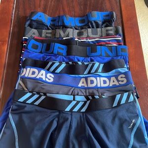 Bundle of 6 athletic boxer briefs - Medium